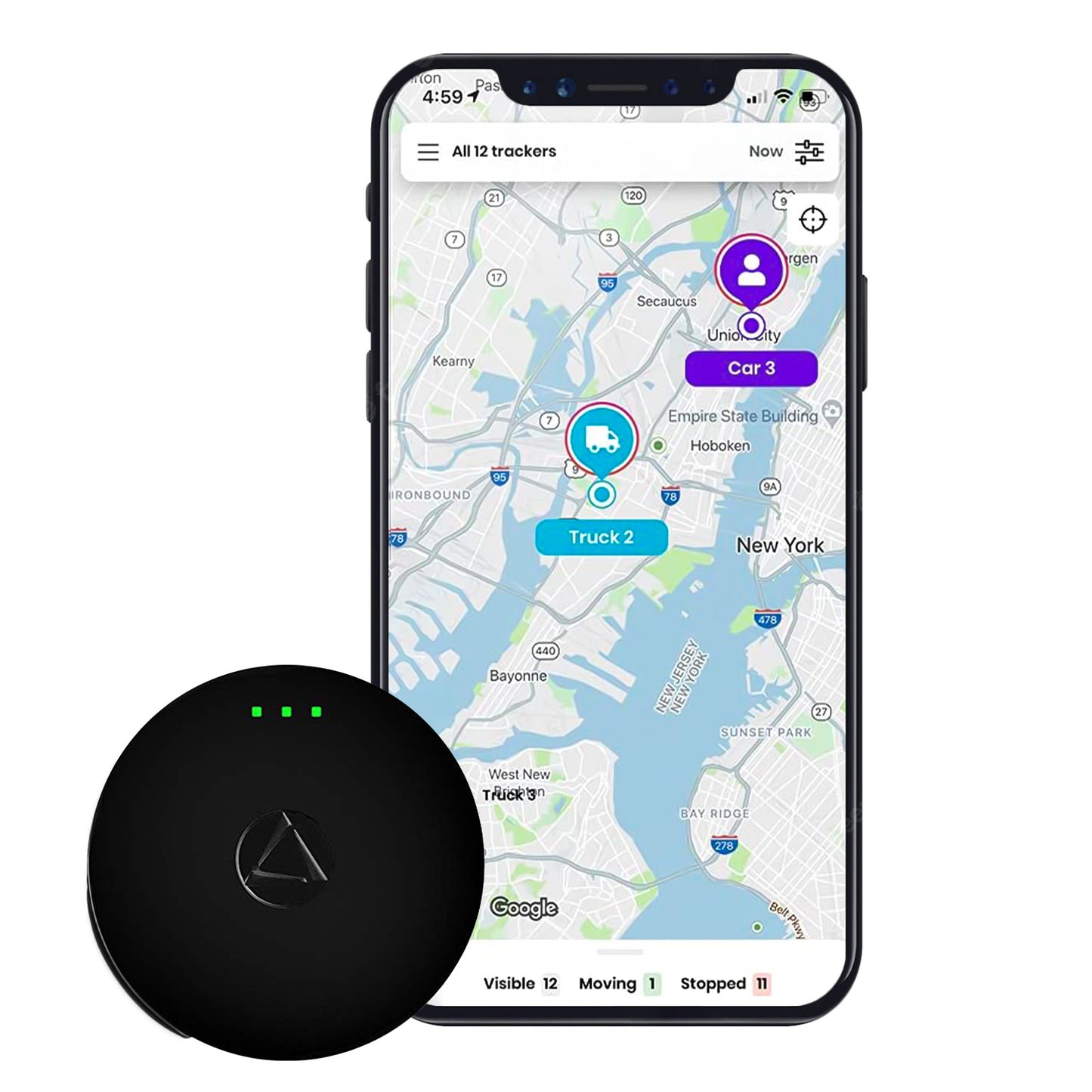 LandAirSea No Monthly Fee GPS Tracker